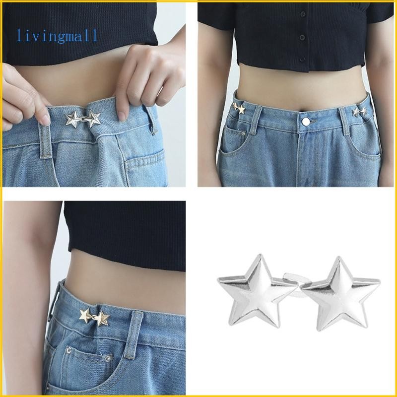 LIVI Star Pant Pin Jean Buttons ปุ่มเอวแบบเย็บสำหรับหัวเข็มขัด