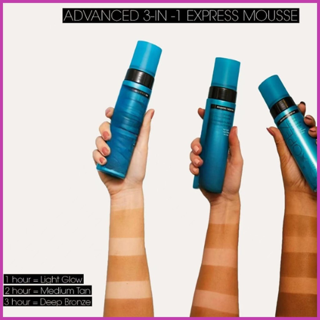 Sunless Tanning Mousse 200ml Bronzing Tanner Foam Natural Tanner Accelerator สําหรับสระว่ายน้ํา ไม่ม