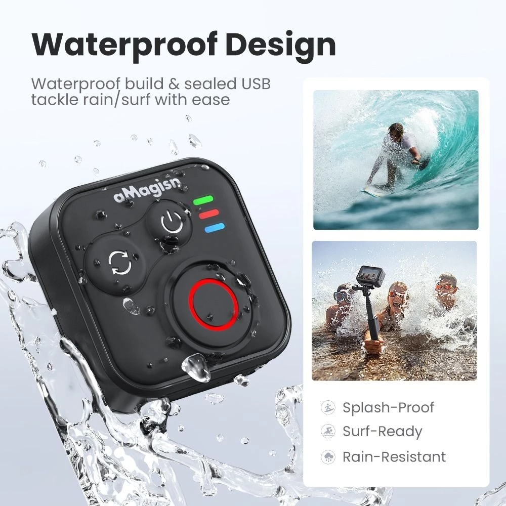 BREWZY รีโมทคอนโทรลบลูทูธสำหรับ Insta360 X5/X4/AcePro 2 thumbnail 6