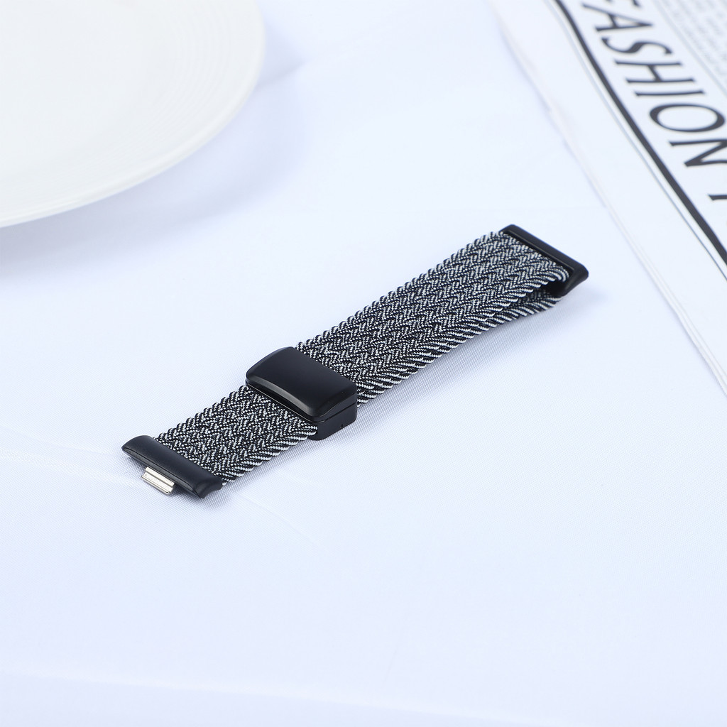 สายไนล่อนถัก for Huawei Watch Fit 4 /Huawei Watch Fit 4 Pro /Huawei Watch Fit 3 กีฬาอ่อนแม่เหล็กหัวเข็มขัดลมหายใจวง - รูปที่ 4