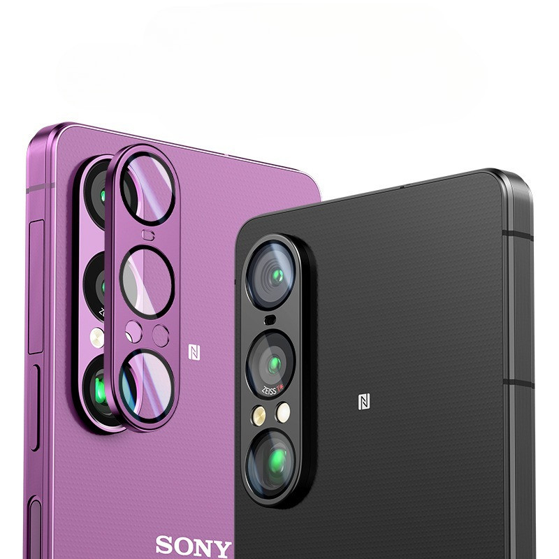 สําหรับ Sony Xperia 1 VII แหวนโลหะกล้องเลนส์ Protectors สําหรับ Sony Xperia1VII แก้วเกราะกล้องฝาครอบ