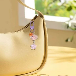 ในไทย-พร้อมส่ง🎀NEW พวงกุญแจ เรืองแสง จี้เมฆ แป้งแววาว จี้ดาว🌟 น่ารัก สำหรับกระเป๋านักเรียน สไตล์เกาหลี KEY7 H61 KEY5