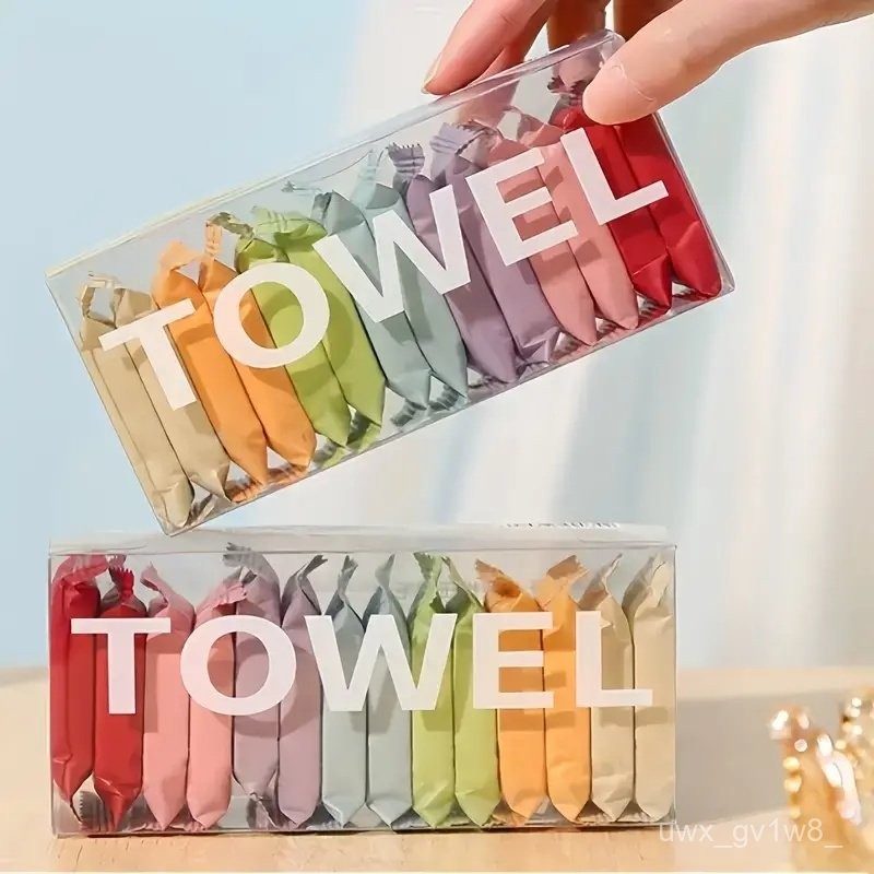 7pcs/14pcs One Week Disposable Portable Compressed Towel Set Travel Compressed Towel