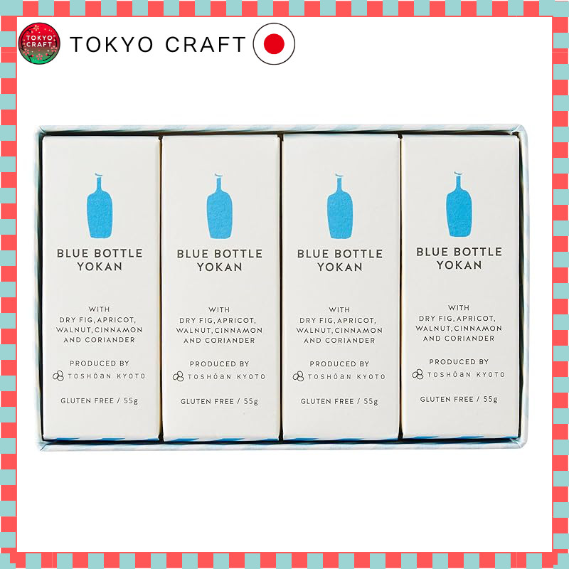 【direct from Japan】
Blue Bottle Coffee Yokan Gift Box with 4 Pieces