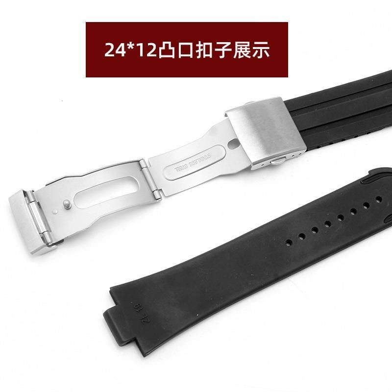 สายนาฬิกา ORIS ORIS สายนาฬิกาดําน้ํา Racing AQUIS Williams 7740 ยางนูนกันน้ํา 24 * 11 * 12