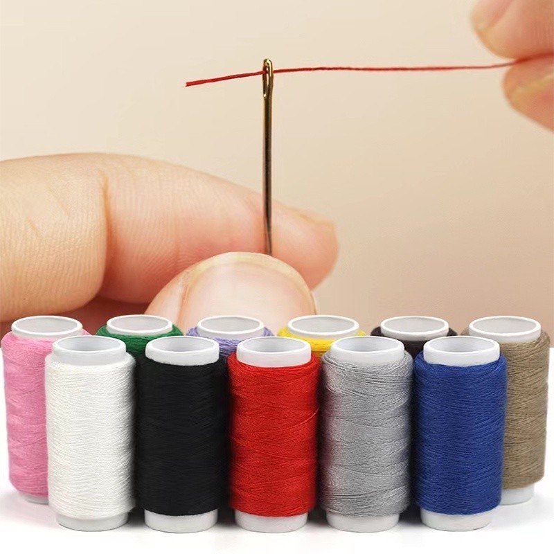 ชุดเข็มด้าย ชุดเย็บผ้า เข็ม ด้าย ประกอบด้วยเข็มและด้ายหลา ต่างกัน ที่มีความยาว - รูปที่ 5