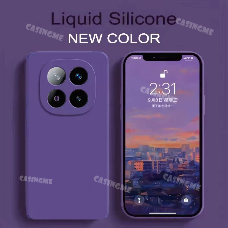 Redmi Note14pro 5Gเคสโทรศัพท์สแควร์เคสเหลวสําหรับRedmi Note14pro Note14 14pro + หมายเหตุ 14 Pro + Plus 4G 5G 2025 สแควร์ซิลิโคนกันกระแทกนุ่มปกหลังปลอก