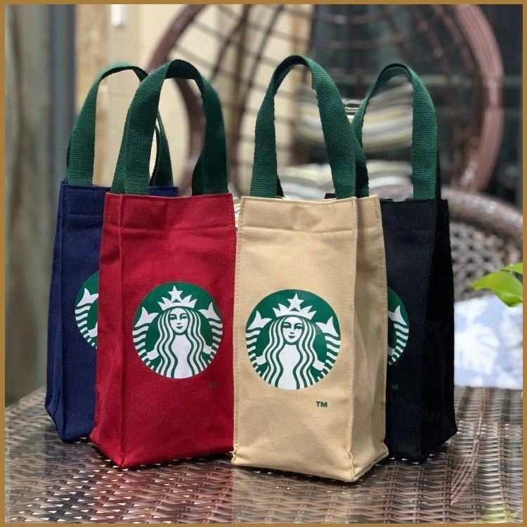 Starbucks Japan Eco Bag กระเป๋ากาต้มน้ําแบบพกพา Thermos Bag กระเป๋าร่ม Eco Bag Cup Mug Sleeve Cover