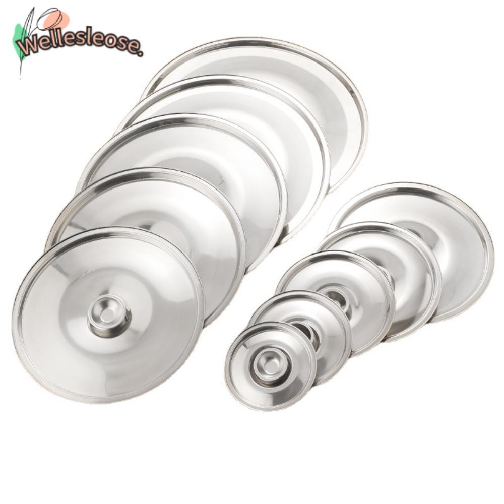 Welle ฝาปิดหม้อ, สแตนเลส Universal รอบฝาหม้อ, เปลี่ยน 10-24 ซม. Thicken Saucepan ฝาครอบอุปกรณ์ครัว