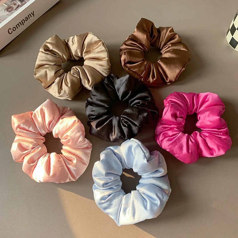 AAI-ยางรัดผมขนาดใหญ่ผูกผม สีสันสดใส พร้อมส่งจากไทย