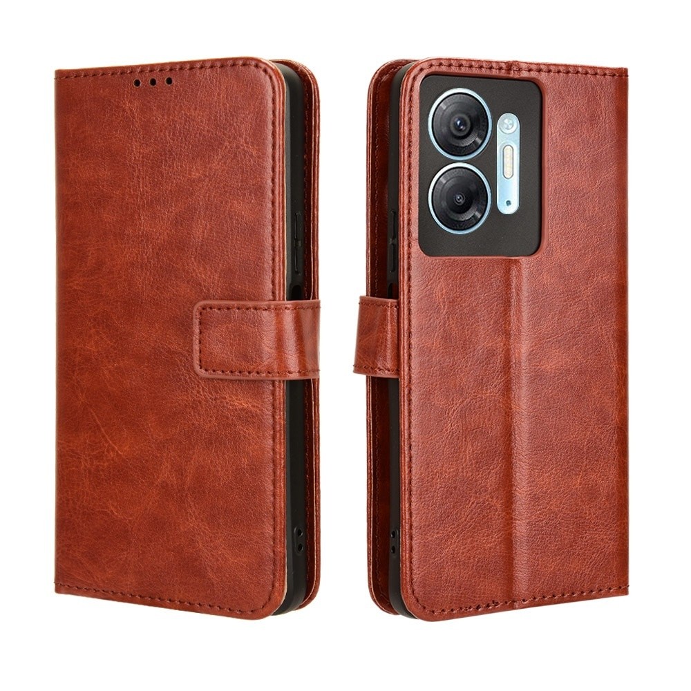 สําหรับ Infinix Hot 30 5G X6832 กรณี PU หนัง Stand Holder Infinix Hot 30 5G X6832 Flip Casing แม่เหล