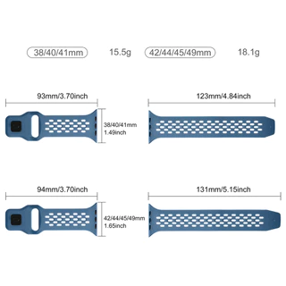 สายรัดซิลิโคน Band เข้ากันได้กับ Apple Watch Ultra 3 2 49/46/45 มม.44 มม.42 มม.Series11 10 9 8 7 6 SE 5 4