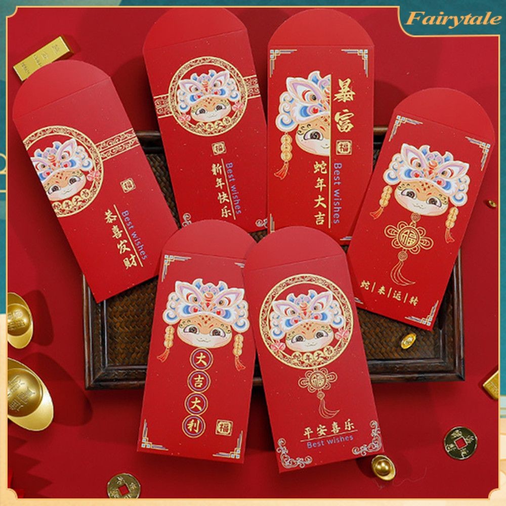 Red Envelope Chinese New Year Red Packets Beautiful And Durable Festive Personalized Red Envelope New Years Red Envelope Year Of The Snake Red Packet Exquisite