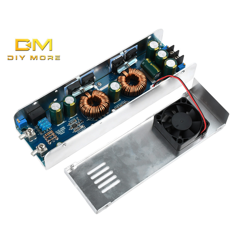 Diymore DC-DC 12-75V ถึง 12-85V Boost โมดูล Full Power 1000W DC Boost แรงดันคงที่โมดูลไฟปรับได้