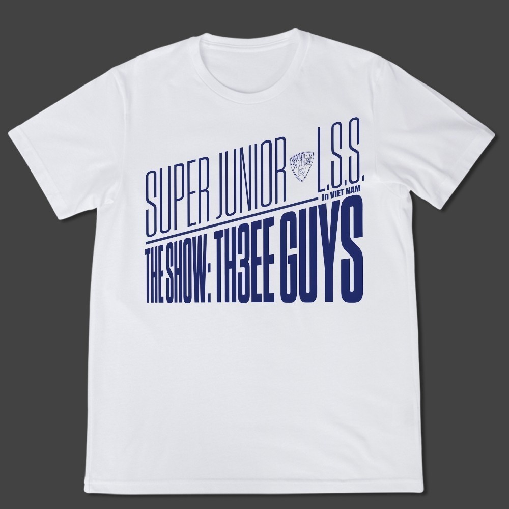 NEW T-Shirtเสื ้อยืด Super JUNIOR - Ls The Show Th3ee Guys Vietnam ELF สําหรับแฟน unisex S-5XL