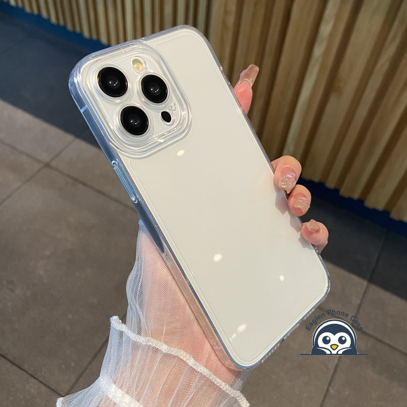 SAMSUNG Ultra Thin Simpleโปร่งใสสําหรับSamsung Galaxy S25 Ultra S25 + S24 FE 5G C55 A82 5G A81 M60Sห