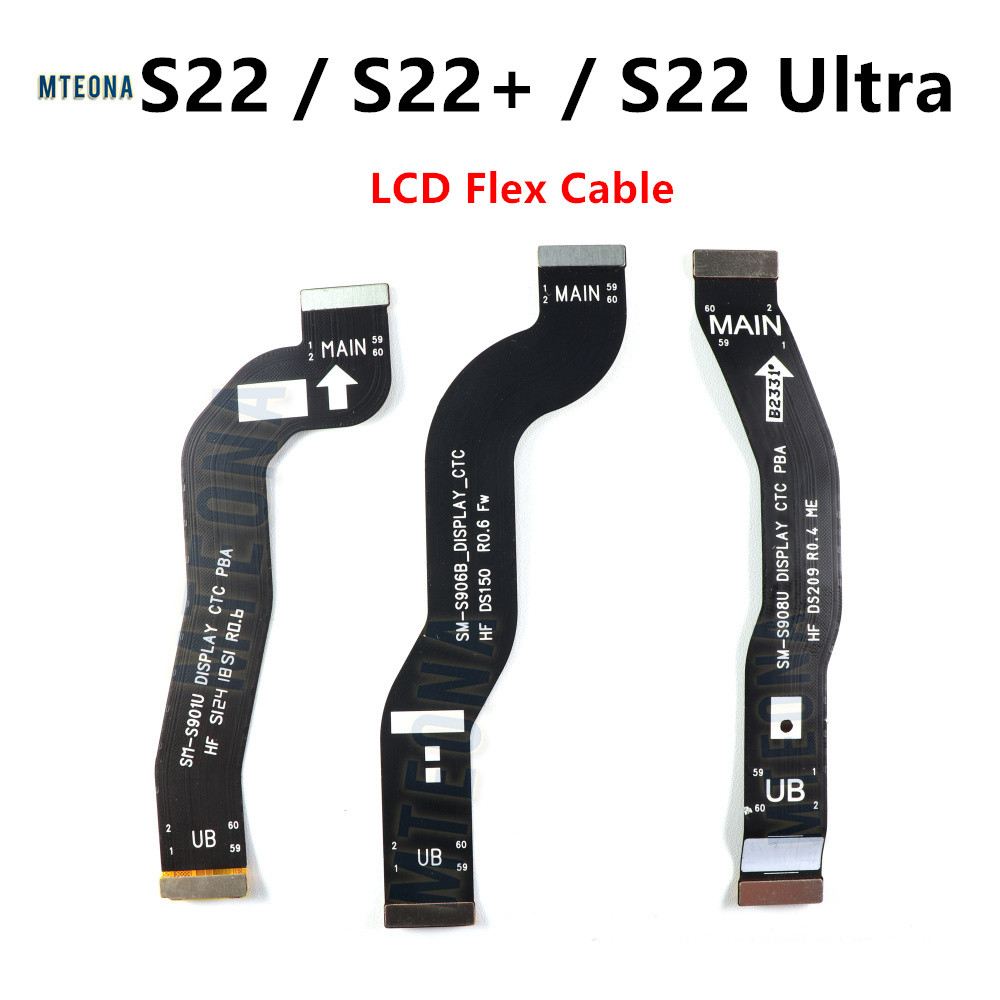 สําหรับ Samsung Galaxy S22 Ultra Plus S22 + S22U S901 S906 S908 หน้าจอ LCD Connector Cable จอแสดงผล 