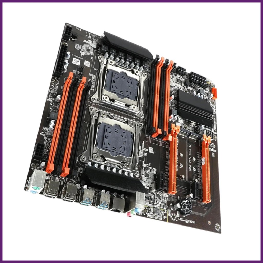 คอมพิวเตอร์ CPU เมนบอร์ดคู่ช่อง PC เมนบอร์ด X99 CPU เมนบอร์ด USB 3.0 เมนบอร์ดคอมพิวเตอร์ RECC DDR4 b