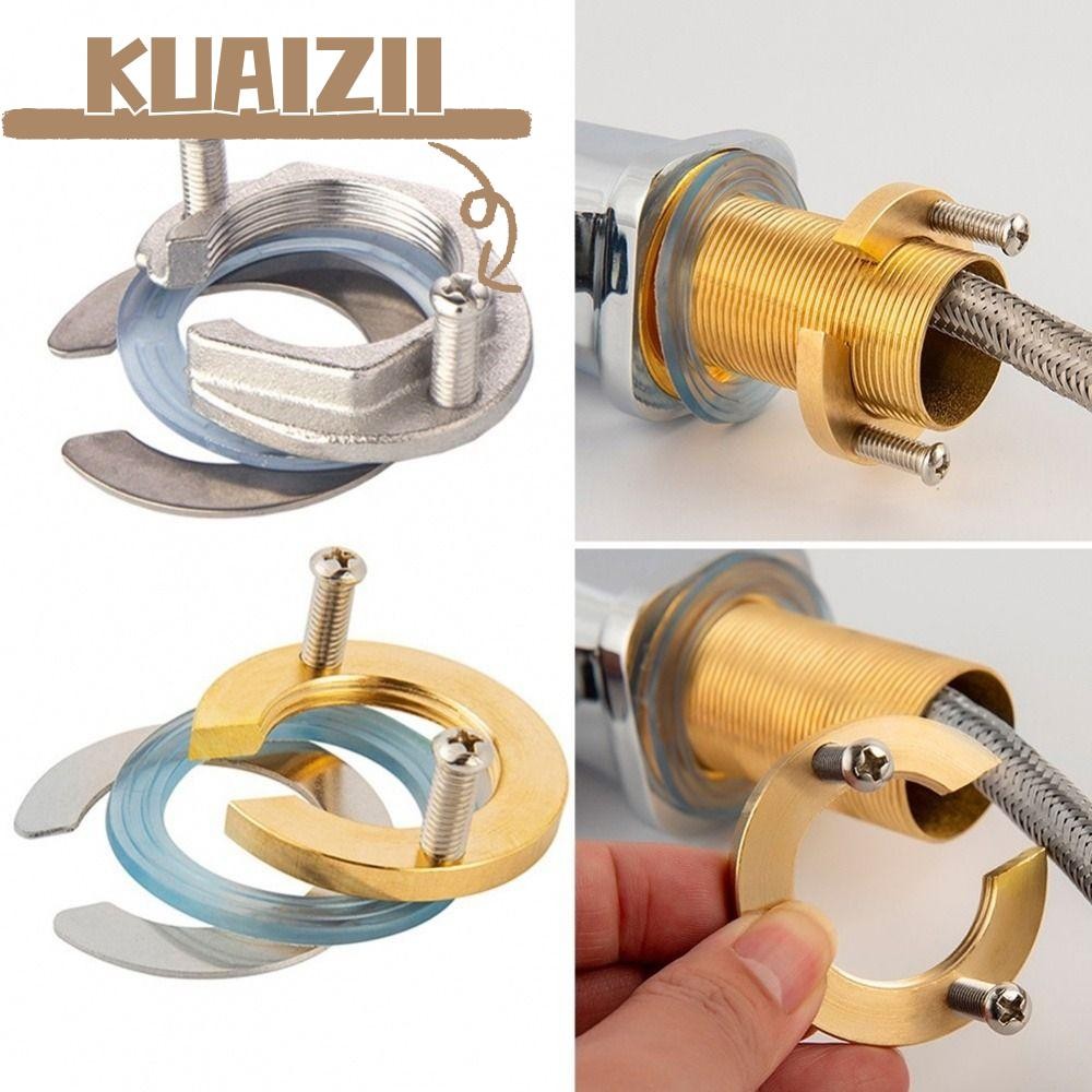 Kuaizii 1 ชิ้นก๊อกน้ํา Locknut, อุปกรณ์ทดแทนอ่างล้างหน้าแตะชุดอุปกรณ์ยึด, 31 มิลลิเมตรติดตั้งติดตั้ง Circlip รูเดียว Fastening Nut สําหรับห้องน้ําห้องครัวล้างอ่างล้างจาน