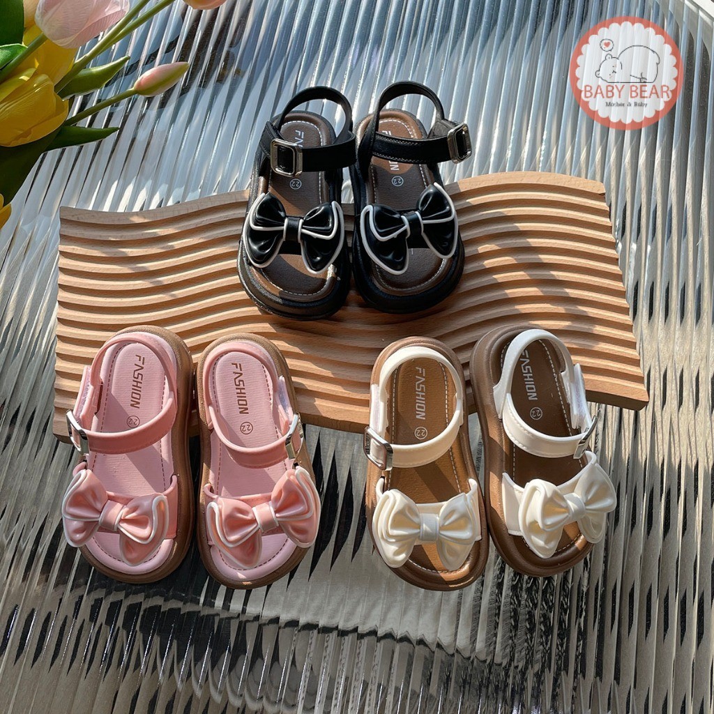 รองเท้าเด็กผู้หญิง รองเท้าเด็ก ติดโบว์ แฟชั่นแนวเจ้าหญิงๆสำหรับเด็กอายุ1-4ปี