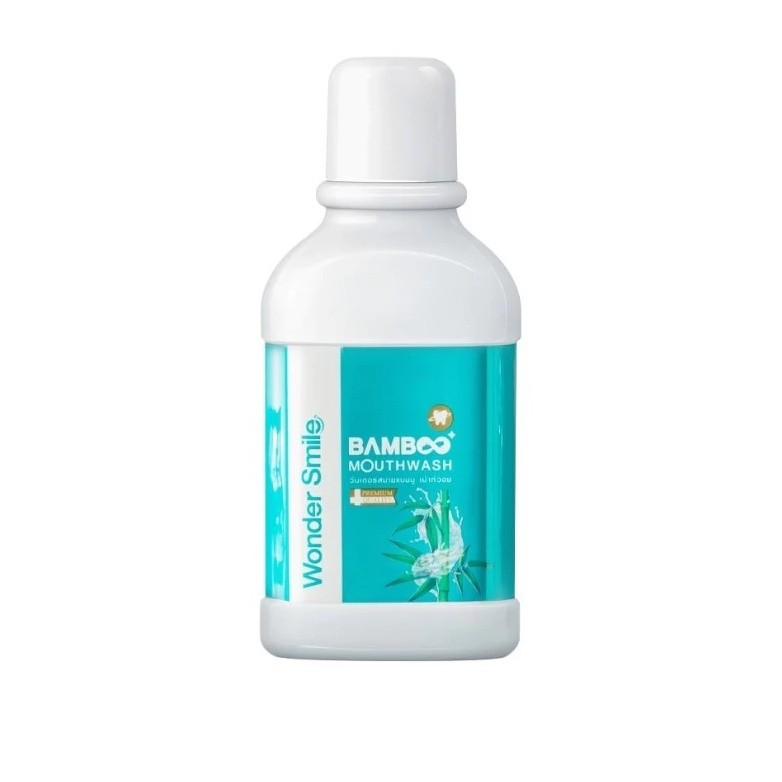น้ำยาบ้วนปาก วันเดอร์สไมล์ Wonder Smile Bamboo Mouthwash