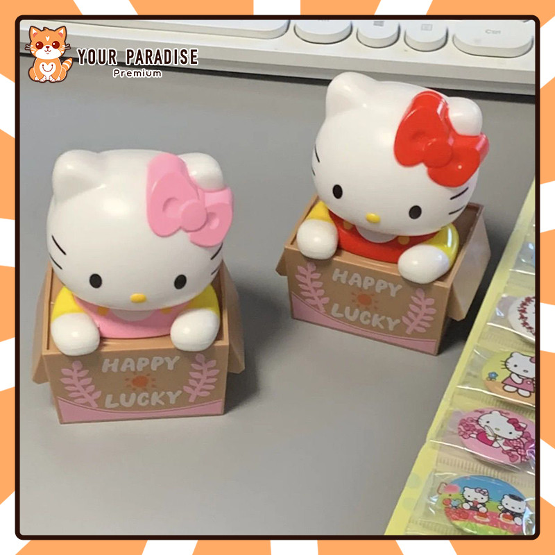 การ์ตูน hello kitty shake head เครื่องประดับรูปของเล่นตกแต่งรถน่ารัก cat cure ตุ๊กตารุ่น hello kitty ของขวัญวันเกิด
