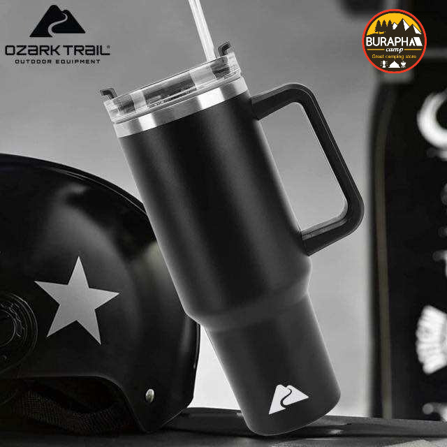 Ozark trail 40oz tumbler handle แก้วน้ำสแตนเลสหูจับเก็บอุหภูมิ ขนาดทรงสูงใหญ่มีหูหิ้ว