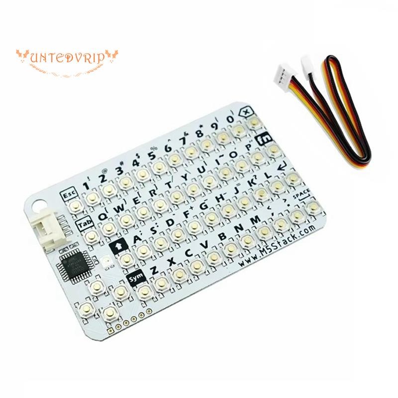 CardKB V1.1 Mini 50-Key QWERTY Keyboard Unit with ATMega8A MCU, I2C, RGB LED, โปรแกรมสําหรับ UIFlow 
