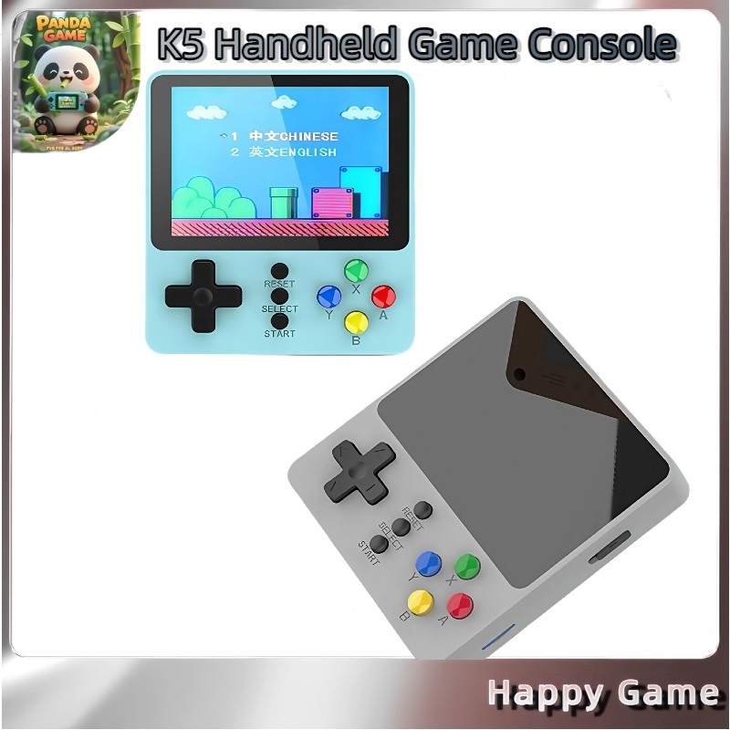 เกมกด เกมส์บอย เครื่องเกม k5  มาการอง 500 ใน 1 Game player Retro Mini Handheld Game Console