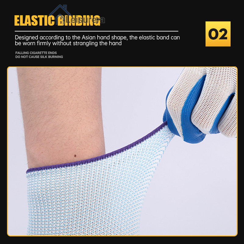 ✨ถุงมือระบายอากาศสบาย ถุงมือไนลอนหนา ถุงมือกันลื่นที่ทนทานต่อการสึกหรอ🍀 - รูปที่ 6