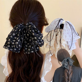 กิ๊บผ้าตาข่ายดอกไม้โบว์สำหรับสาวๆ พร้อมคลิปฉลาด ตกแต่งผมสไตล…