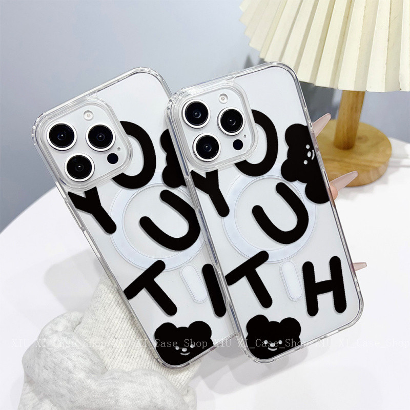 💯เข้ากันได้สำหรับ ไอโฟน 14 เปลือกดูดแม่เหล็ เคสไอโฟน 16promax iPhone 13 14 15promax 12 13pro 7P 14pr