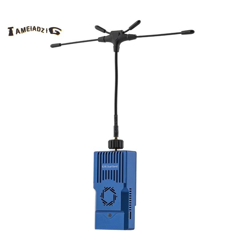 C3 NANO เสาอากาศเดี่ยว TX 915M/2.4G การสลับความถี่คู่พร้อมกล่องอะแดปเตอร์ Nano to Micro สําหรับ FPV 