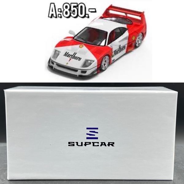 SuperCar 1/64
F40 Marlboro Livery Diecast Model.