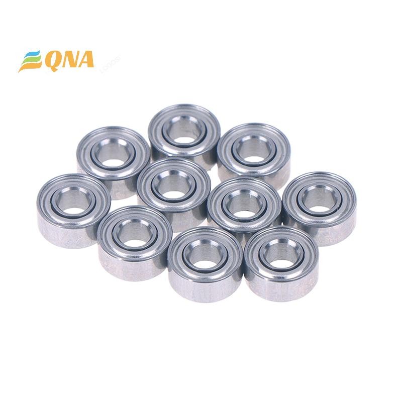 [QNA] 10pcs 683ZZ 3*7*3 มม.แบริ่งขนาดเล็ก Chrome Steel 683 ZZ 2Z 683Z ภายใน Bore 3 มม.ขนาดเล็ก Deep 