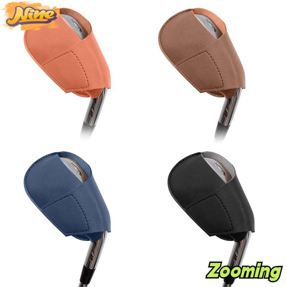 Zooming Golf Iron Head Cover อุปกรณ์เสริมที่ใช้งานได้จริง Outdoors Golf Rod Sleeve