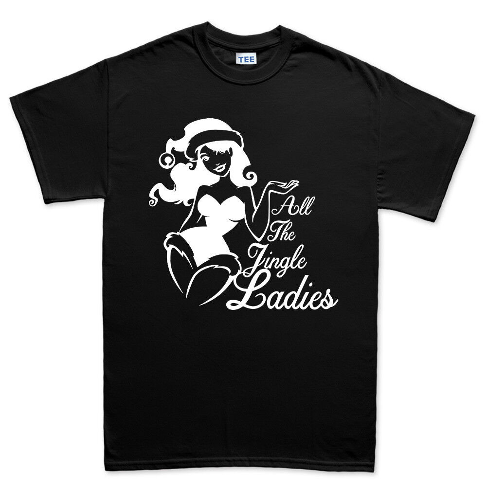 All The Jingle Ladies Christmas Present Beyonce เสื้อยืดบุรุษตลก Tee