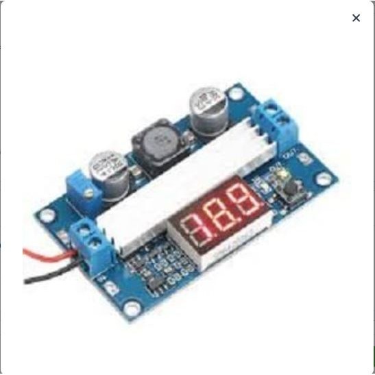 100W LTC1871 Step Up DC-DC w โวลต์มิเตอร์จาก 335V ถึง 3.5-35V, 6A max