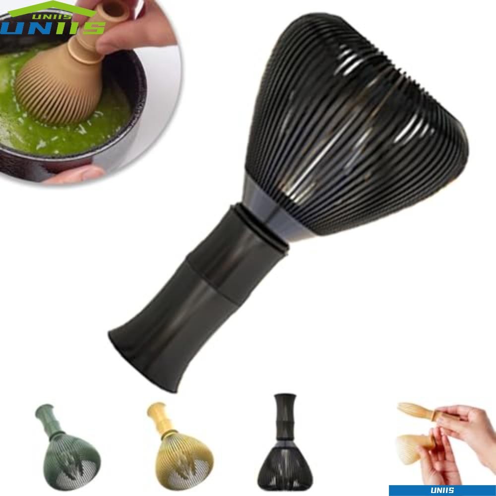 Uniis Resin Whisk, Food Grade ABS Matcha Whisk, Reusable พร้อมที่วาง Matcha Whisk Set