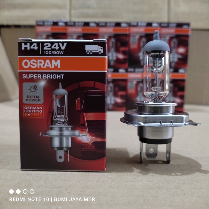 CHECK WHOLESALE: H4 24V 100/90W OSRAM P43T BULB