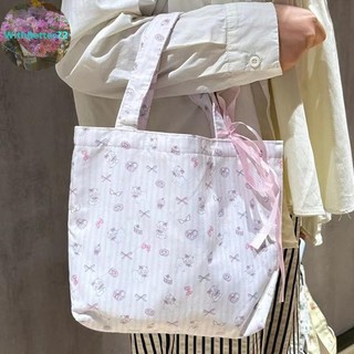 Withbetter Floral Small Fresh Bow Shoulder Bag Fashion L