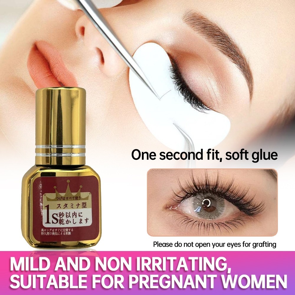 Eyelash Glue 5ml.ส่งไว [ซื้อในไลฟ์ลด50%] กาวต่อขนตาถาวร สีดำ แห้งไว ไม่แสบตา กาวติดขนตา กาวติดขนตาปลอม