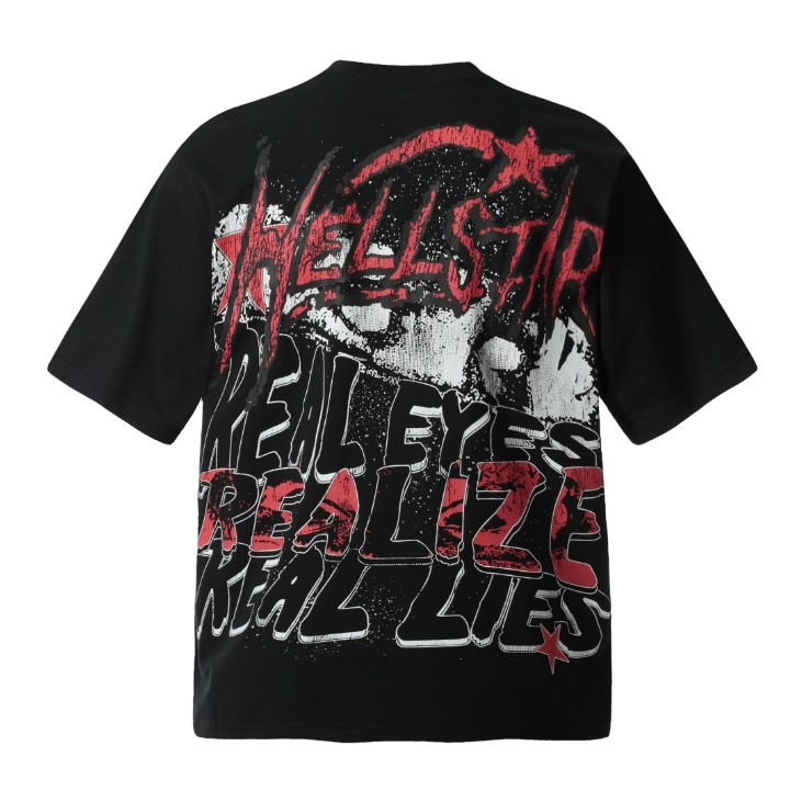 ตัวละคร เฮลล์สตาร์ พิมพ์เต็มย้อนยุคใหม่ร้อนขายคอกลมแขนสั้นเสื้อยืด ราคา ถูกที่สุด ดีลบีเคเค แกลเลอรีภาพที่ 2