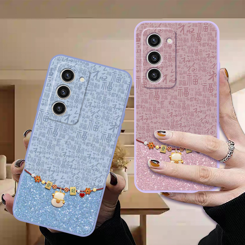 Rich Casing for samsung s23/fe/plus,s24/s25,ultra,s22,s21/fe,s20,s10/lite,s9,s8,s7/edge,f12,f41,f62-