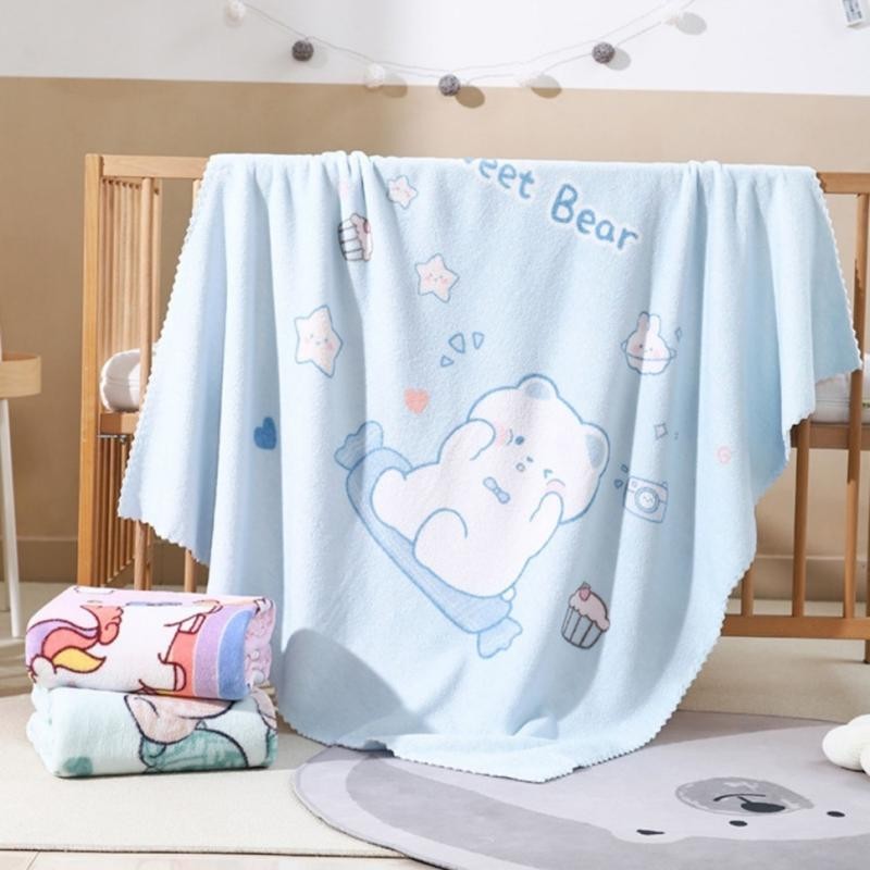 【670人收藏】儿童毛毯小被子婴儿秋冬季新生儿宝宝幼儿园亲肤绒珊瑚绒毯子【 670 people collection 】 Children's blankets and blankets