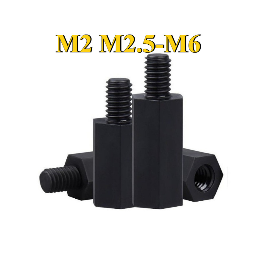 คอลัมน์ไนลอนหัวเดียวสีดํา/คอลัมน์อัจฉริยะรองรับคอลัมน์ M2/M2.5/M3/M4/M5/M6 (DM)