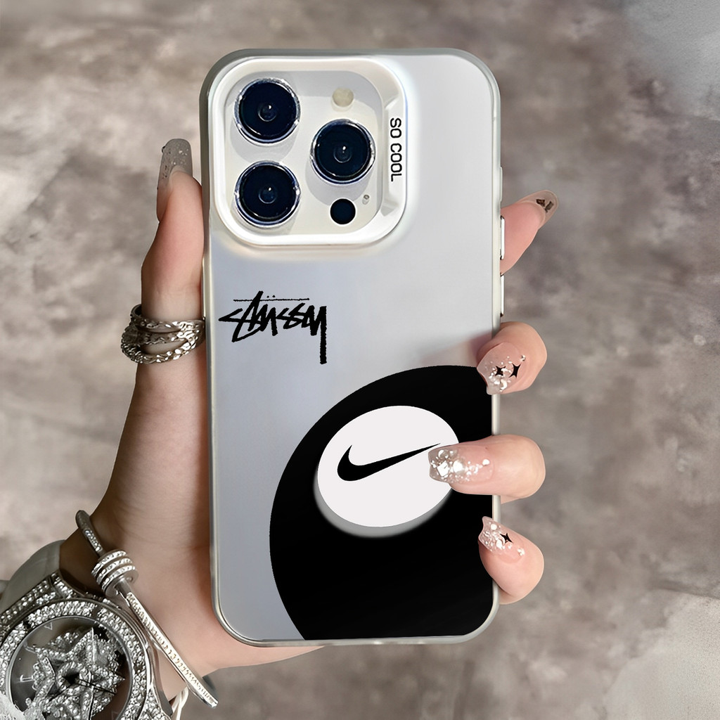 COD ใช้ได้ iphone 11 13 12 14 15 Pro MAX 14 15 7 8 Plus X XR XSMAX SE2020 เคสโทรศัพท์มือถือหรูหราบิลเลียดสามมิติแบรนด์