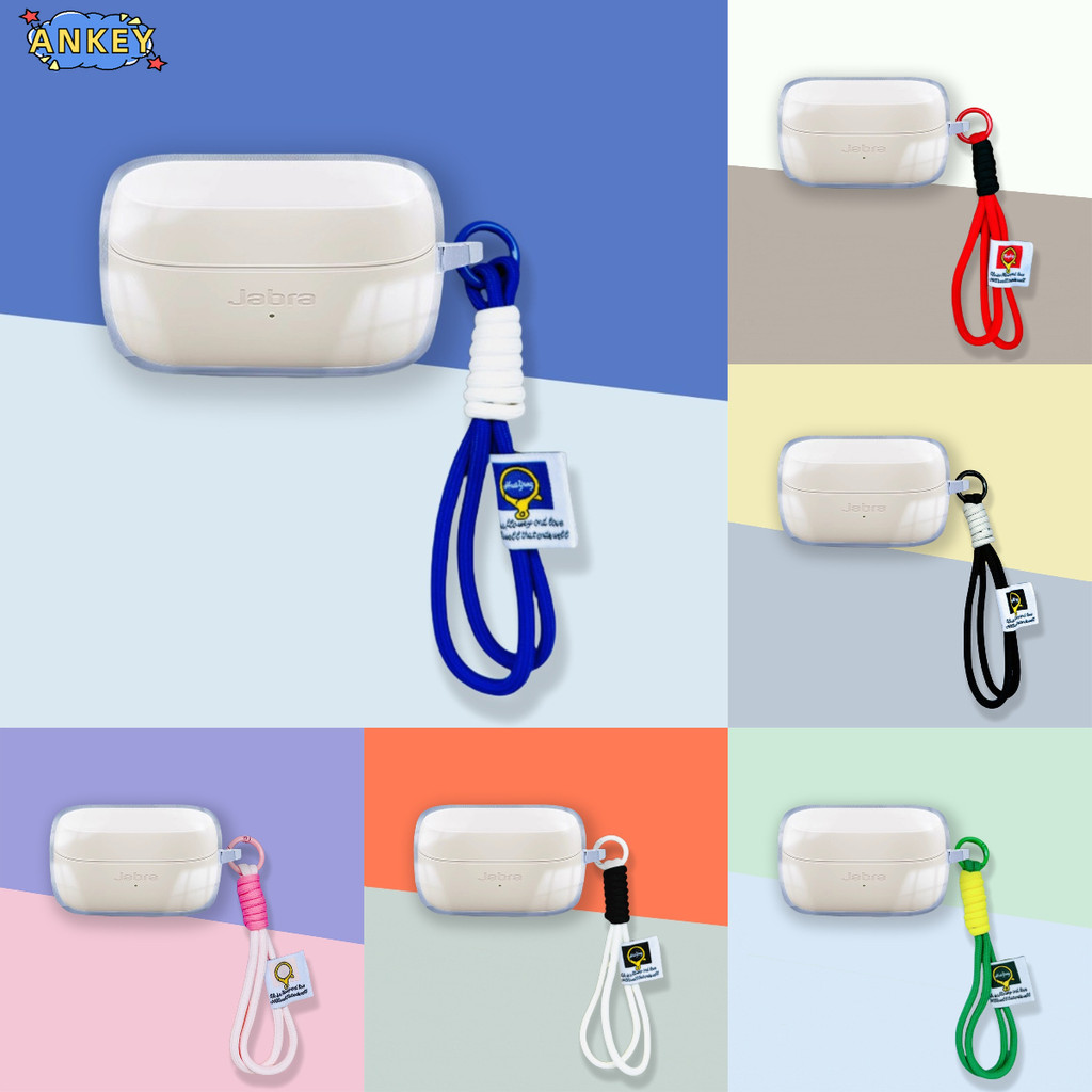 Clear Case for Jabra Elite 4 , Elite 3 , Elite 2 Transparent TPU Protective Covers Elite4 Elite3 Eli