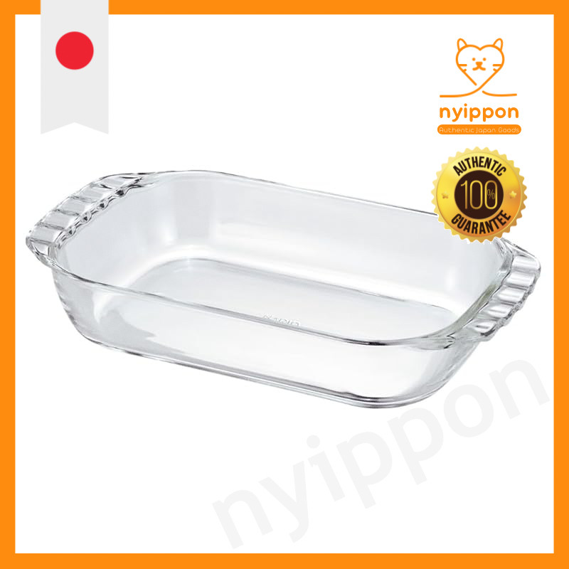 HARIO Japanese Made Heat-resistant Glass Toaster Dish 900ml BUONO kitchen HTZ-90-BK Clear