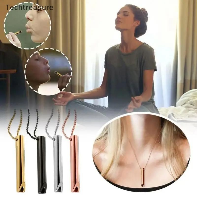 [Teh] สเปรย์ป้องกันการชนกัน Breathlace สร้อยคอความวิตกกังวลความเครียด สร้อยคอผ่อนคลายธรรมชาติ สร้อยค